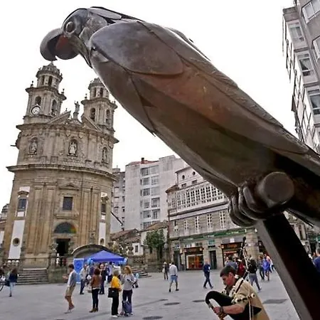 Maravilloso Y Acogedor Atico En Casco Historico Pontevedra
